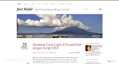 Desktop Screenshot of itshafid.wordpress.com