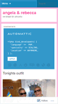 Mobile Screenshot of angelarebecca.wordpress.com