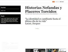 Tablet Screenshot of historiasnefandas.wordpress.com