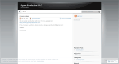 Desktop Screenshot of jigsawproductionllc.wordpress.com