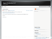 Tablet Screenshot of jigsawproductionllc.wordpress.com
