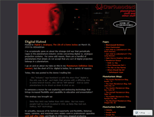 Tablet Screenshot of darkmoded.wordpress.com