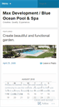 Mobile Screenshot of maxdevelopment.wordpress.com