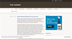 Desktop Screenshot of pcaldwell.wordpress.com