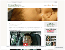 Tablet Screenshot of mummymusings.wordpress.com