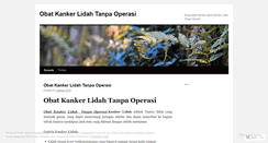 Desktop Screenshot of obatkankerlidahtanpaoperasi.wordpress.com