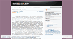 Desktop Screenshot of patricksareault.wordpress.com
