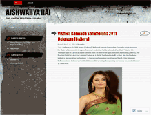 Tablet Screenshot of aishwaryaraihot.wordpress.com