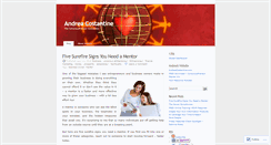 Desktop Screenshot of andreacostantine.wordpress.com
