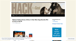 Desktop Screenshot of hackthegoat.wordpress.com