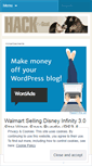 Mobile Screenshot of hackthegoat.wordpress.com