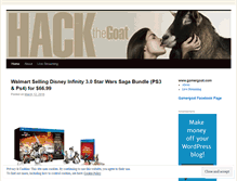 Tablet Screenshot of hackthegoat.wordpress.com