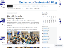 Tablet Screenshot of endeavourprefects.wordpress.com