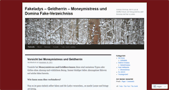 Desktop Screenshot of fakeladys.wordpress.com