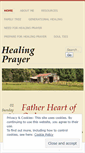 Mobile Screenshot of healingprayer.wordpress.com