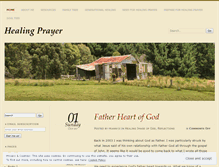 Tablet Screenshot of healingprayer.wordpress.com