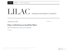 Tablet Screenshot of lilacconcept.wordpress.com