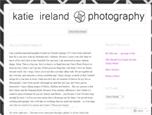 Tablet Screenshot of katieirelandphotography.wordpress.com