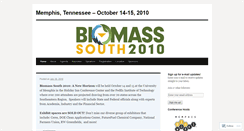 Desktop Screenshot of biomasssouth2010.wordpress.com