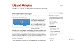 Desktop Screenshot of davidangus.wordpress.com