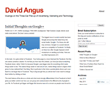 Tablet Screenshot of davidangus.wordpress.com