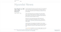 Desktop Screenshot of hyundainews.wordpress.com