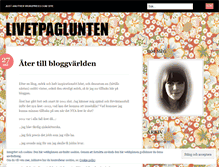 Tablet Screenshot of livetpaglunten.wordpress.com