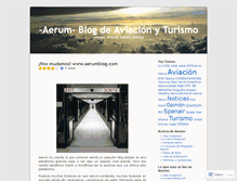 Tablet Screenshot of aerum.wordpress.com