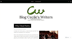 Desktop Screenshot of cecileswriters.wordpress.com