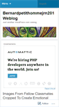 Mobile Screenshot of bernardpetithommejrn201.wordpress.com