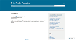 Desktop Screenshot of dealersupply.wordpress.com