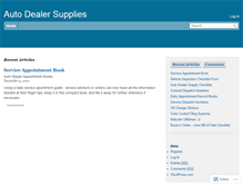 Tablet Screenshot of dealersupply.wordpress.com