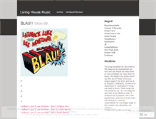 Tablet Screenshot of livinghousemusic.wordpress.com