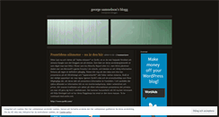Desktop Screenshot of georgesamuelson.wordpress.com