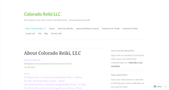 Desktop Screenshot of coloradoreiki.wordpress.com