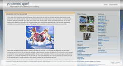 Desktop Screenshot of lluviadelocuras.wordpress.com