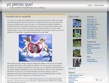 Tablet Screenshot of lluviadelocuras.wordpress.com