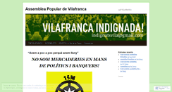 Desktop Screenshot of indignatsvilafranca.wordpress.com