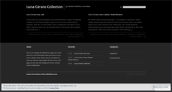 Desktop Screenshot of luisaceranocollection.wordpress.com