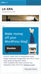 Mobile Screenshot of lkara.wordpress.com