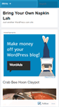 Mobile Screenshot of byonapkin.wordpress.com