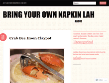 Tablet Screenshot of byonapkin.wordpress.com