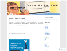 Tablet Screenshot of borntoentertain.wordpress.com