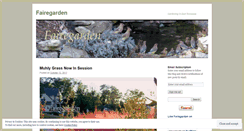 Desktop Screenshot of fairegarden.wordpress.com