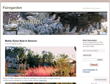 Tablet Screenshot of fairegarden.wordpress.com