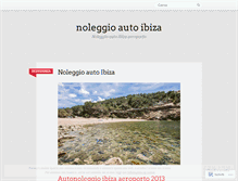 Tablet Screenshot of noleggioautoibiza.wordpress.com