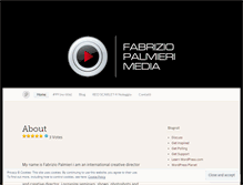 Tablet Screenshot of fabriziopalmieri.wordpress.com