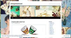 Desktop Screenshot of missjanesmuse.wordpress.com