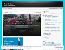 Tablet Screenshot of mkebedbugs.wordpress.com