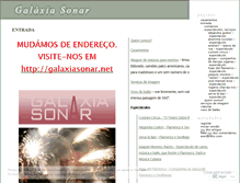 Tablet Screenshot of galaxiasonar.wordpress.com